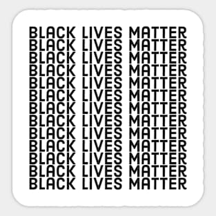 Black lives matter Sticker